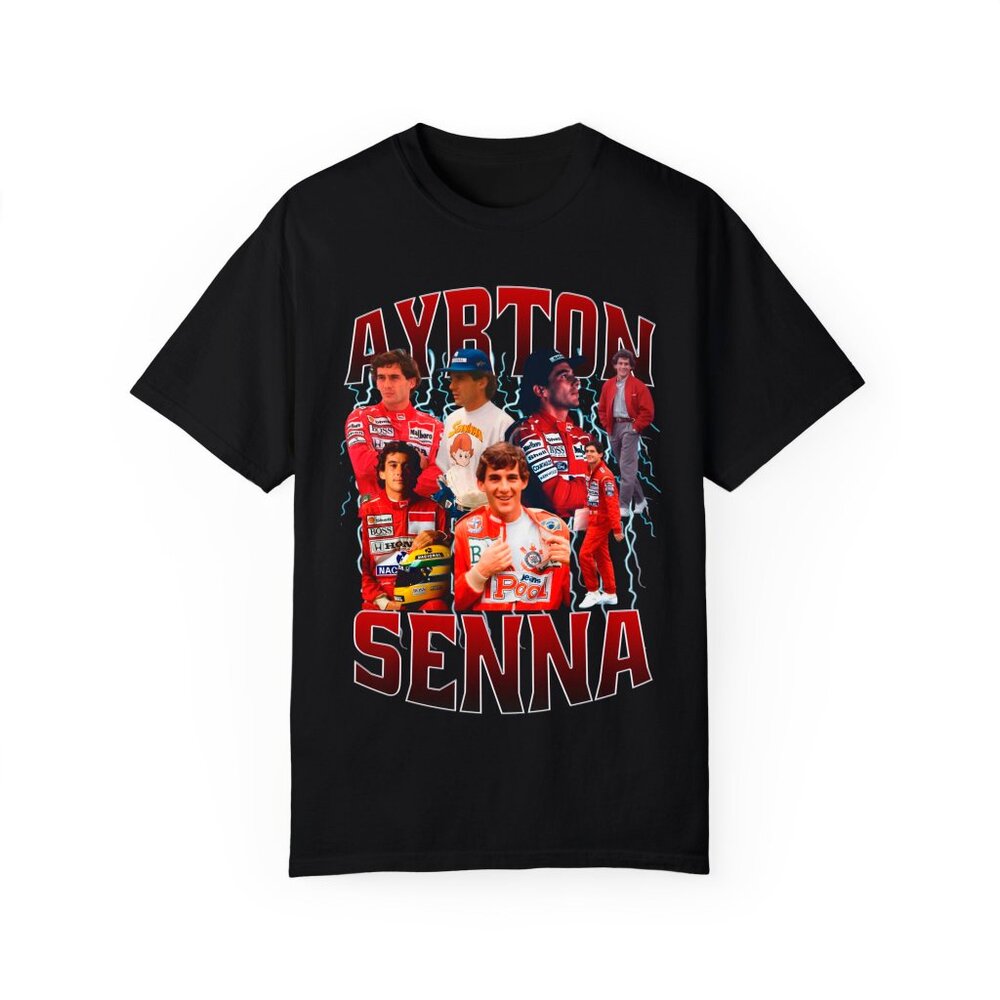 Ayrton Senna Tee Black